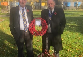 Remembrance-Sunday-Cllr-D-Baum-Cll-B-Donnelly-2021